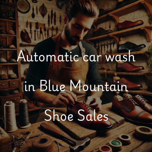 Automatic car wash in Blue Mountain Shoe Sales
