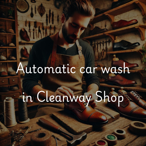Automatic car wash in Cleanway Shop