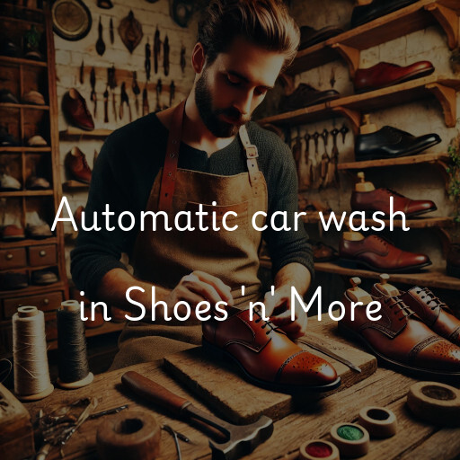 Automatic car wash in Shoes 'n' More