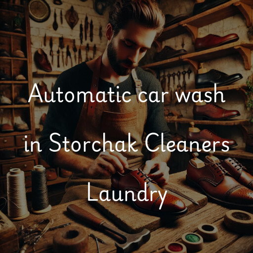 Automatic car wash in Storchak Cleaners Laundry