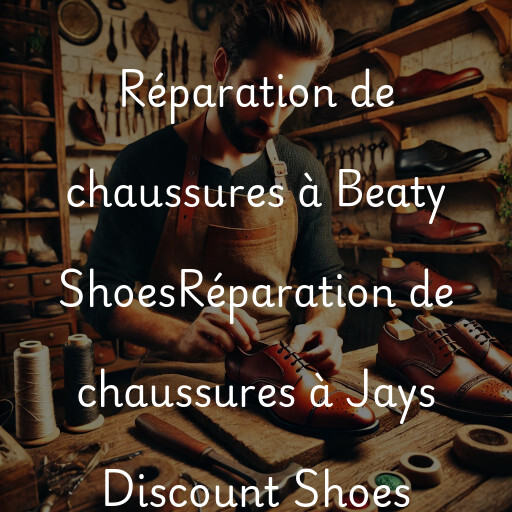 Réparation de chaussures à