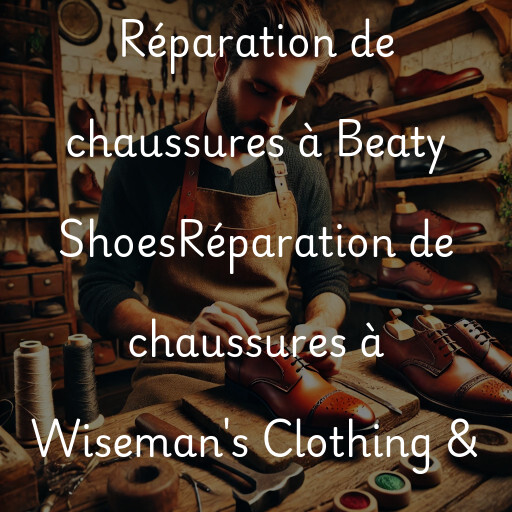 Réparation de chaussures à