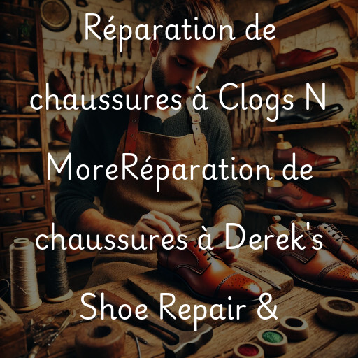 Réparation de chaussures à