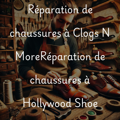 Réparation de chaussures à