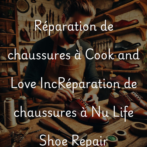 Réparation de chaussures à