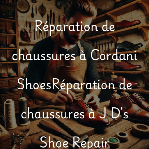 Réparation de chaussures à