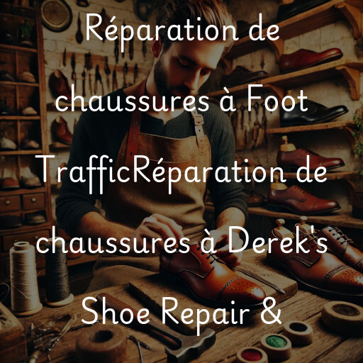 Réparation de chaussures à