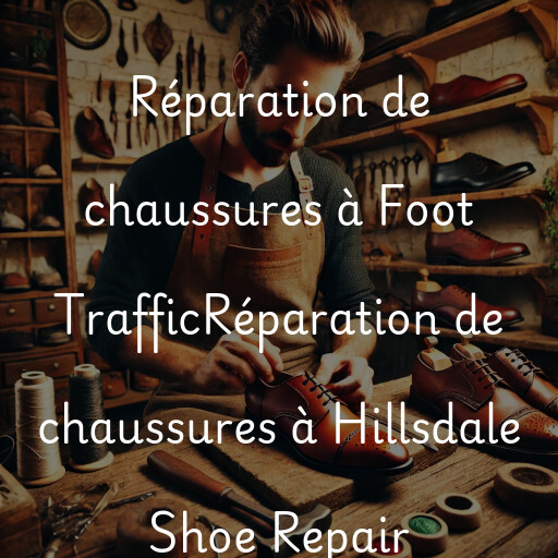 Réparation de chaussures à