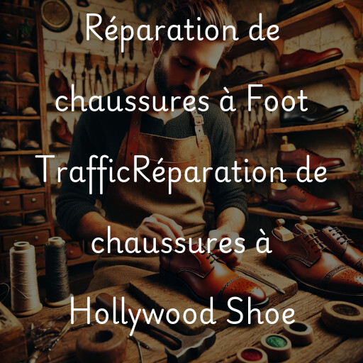Réparation de chaussures à