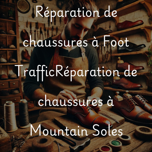 Réparation de chaussures à