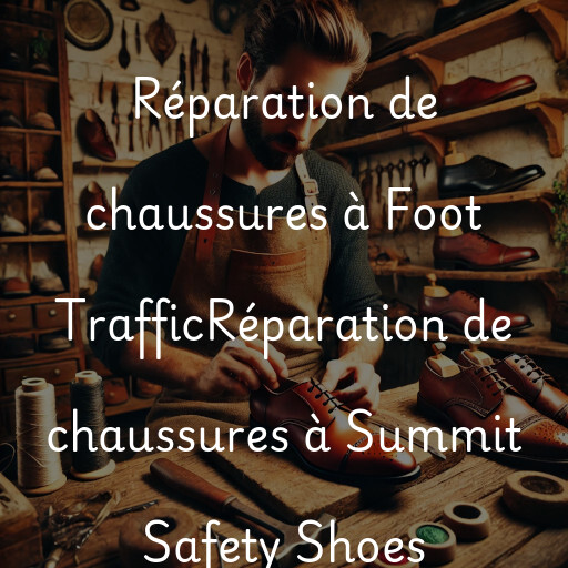 Réparation de chaussures à