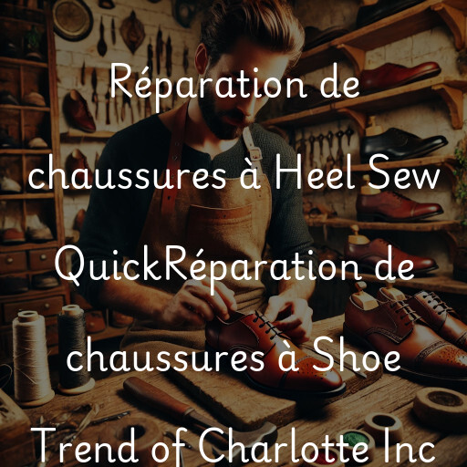 Réparation de chaussures à