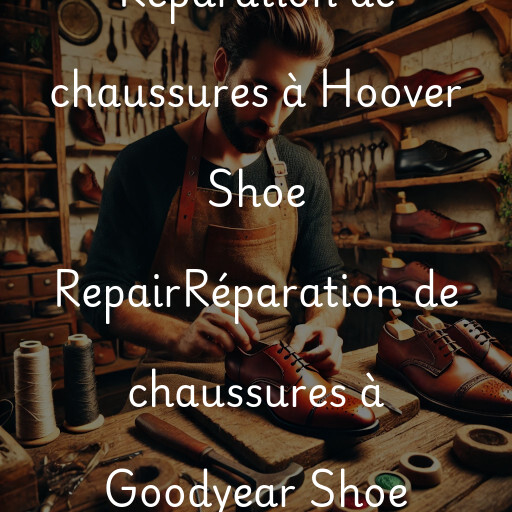 Réparation de chaussures à
