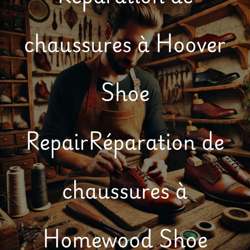 Réparation de chaussures à
