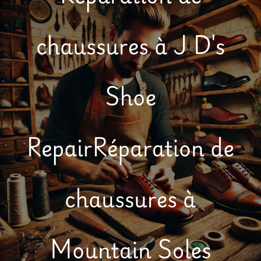 Réparation de chaussures à