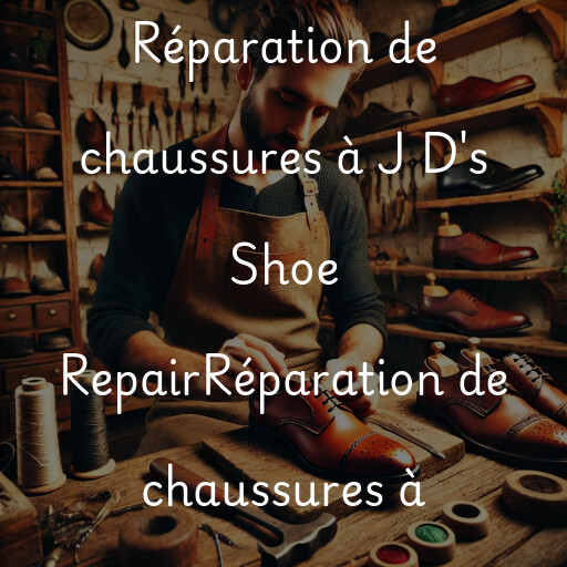 Réparation de chaussures à