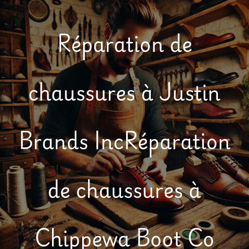 Réparation de chaussures à