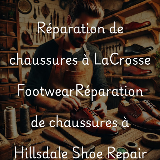 Réparation de chaussures à