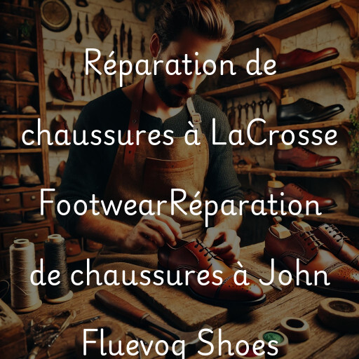Réparation de chaussures à