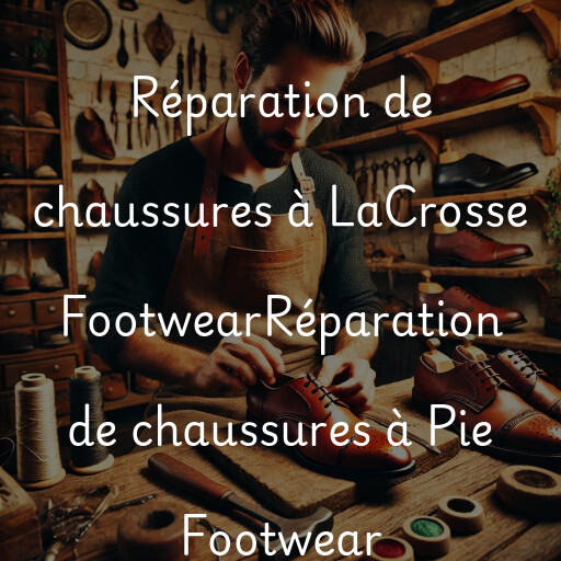 Réparation de chaussures à