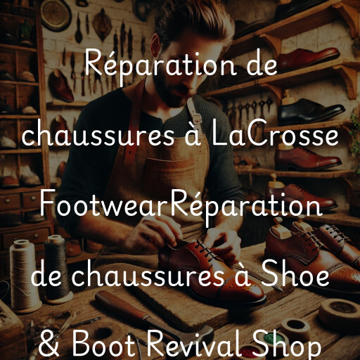 Réparation de chaussures à