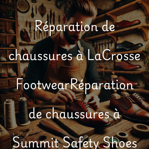 Réparation de chaussures à