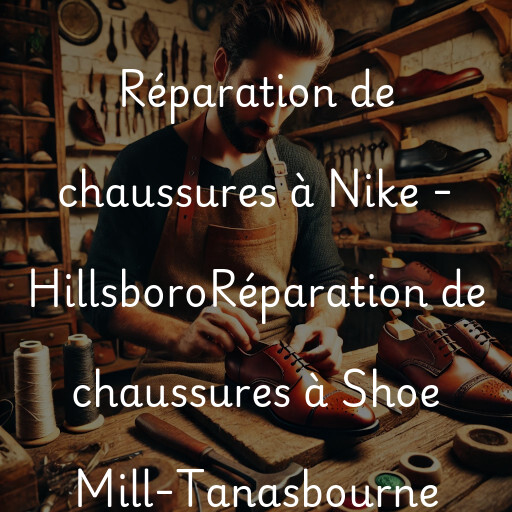 Réparation de chaussures à