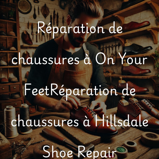 Réparation de chaussures à