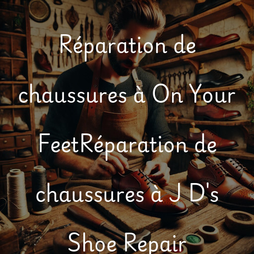 Réparation de chaussures à