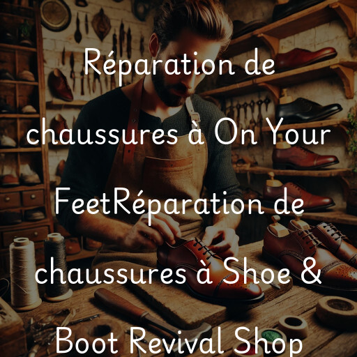 Réparation de chaussures à