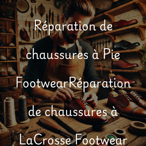 Réparation de chaussures à