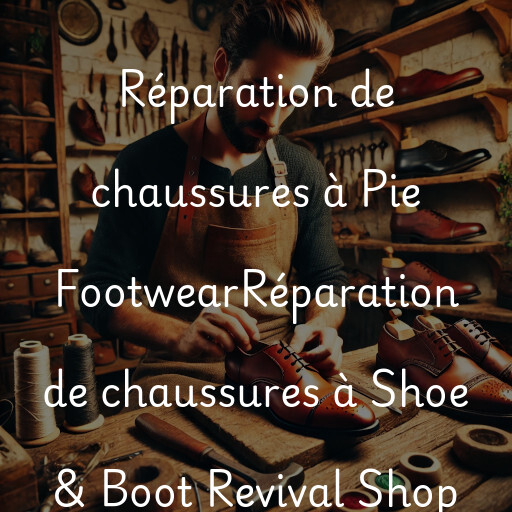 Réparation de chaussures à