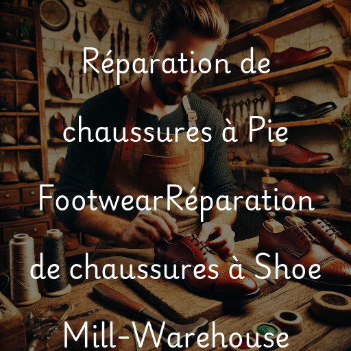 Réparation de chaussures à