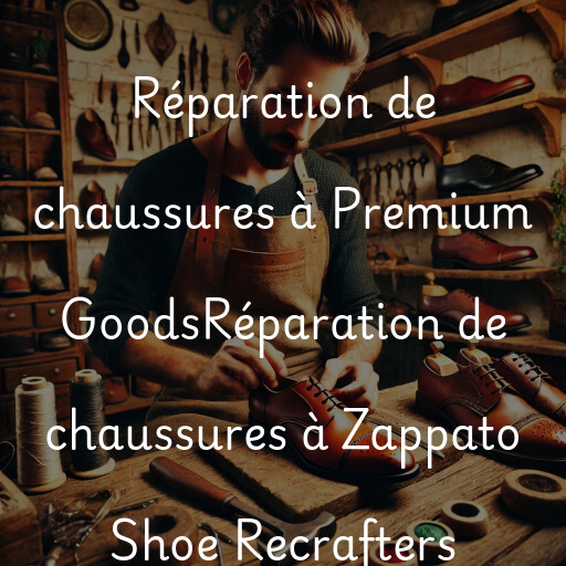 Réparation de chaussures à