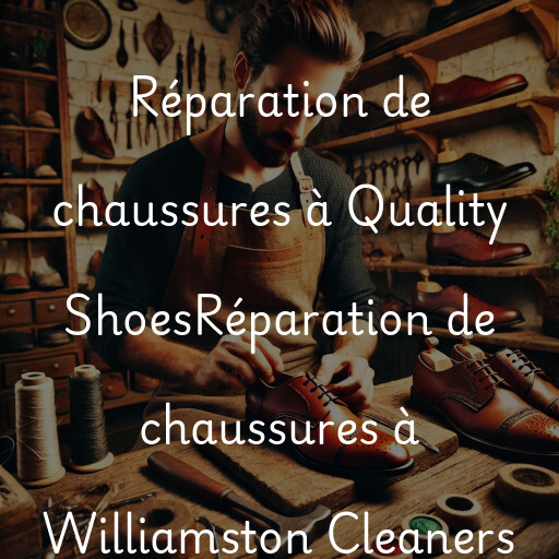 Réparation de chaussures à