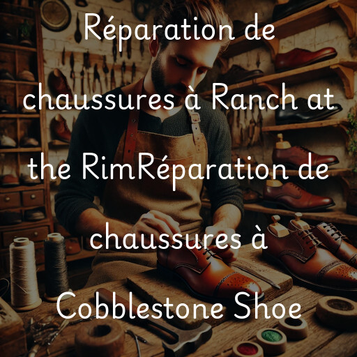 Réparation de chaussures à
