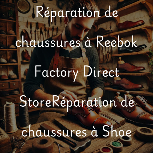 Réparation de chaussures à
