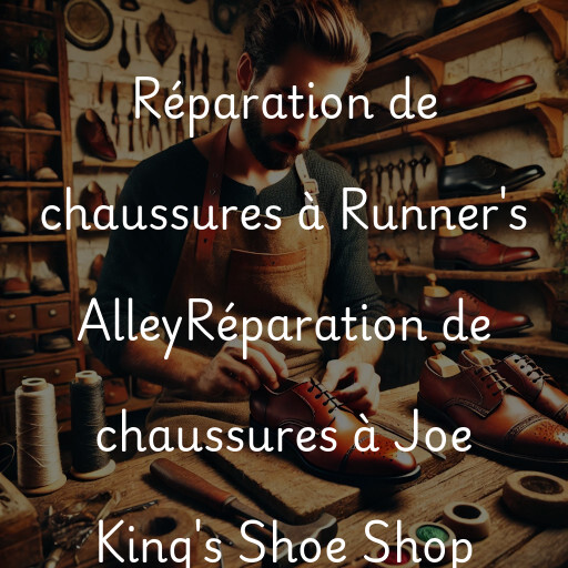 Réparation de chaussures à