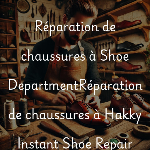 Réparation de chaussures à