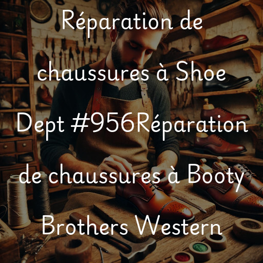 Réparation de chaussures à