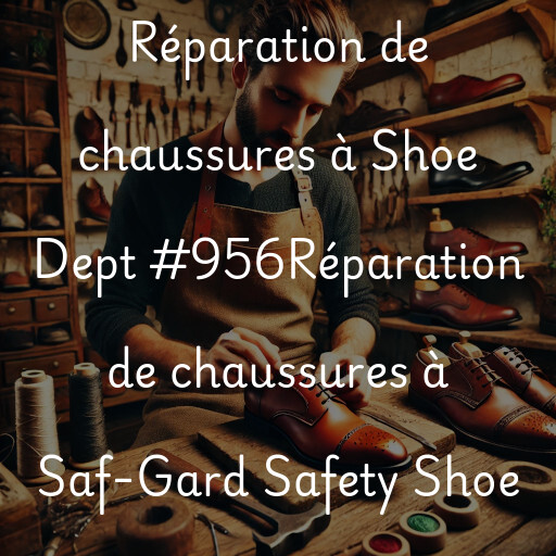 Réparation de chaussures à