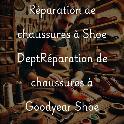 Réparation de chaussures à