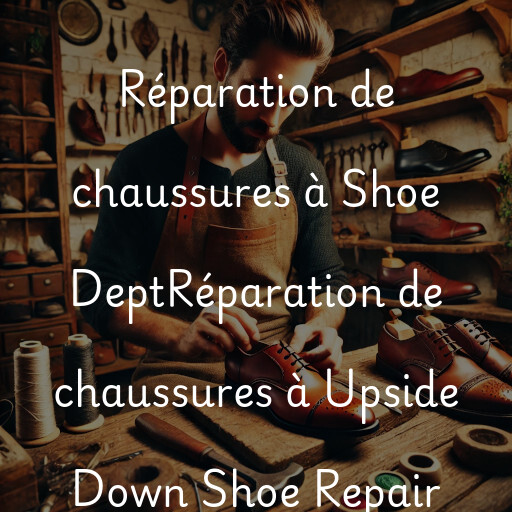 Réparation de chaussures à