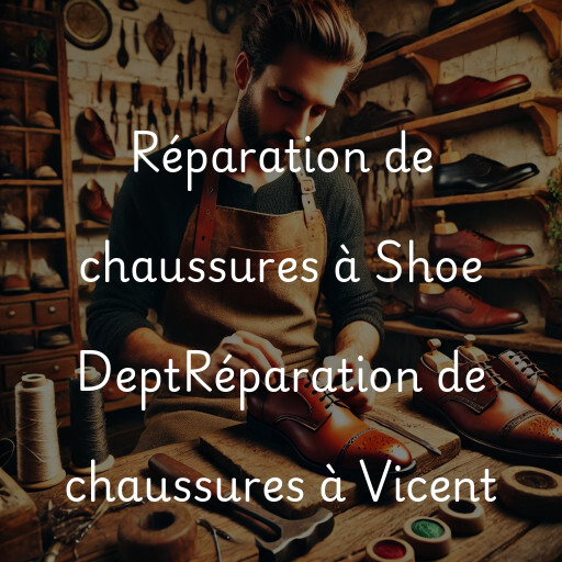 Réparation de chaussures à