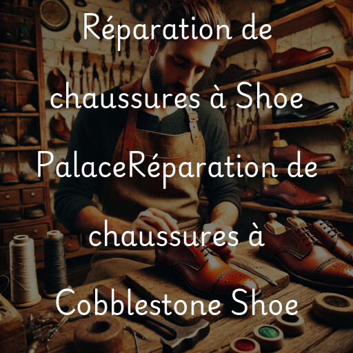 Réparation de chaussures à