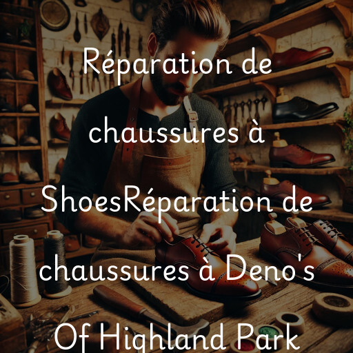 Réparation de chaussures à