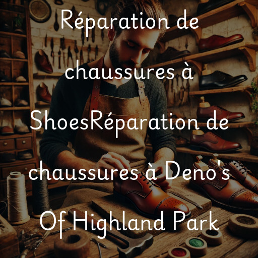 Réparation de chaussures à