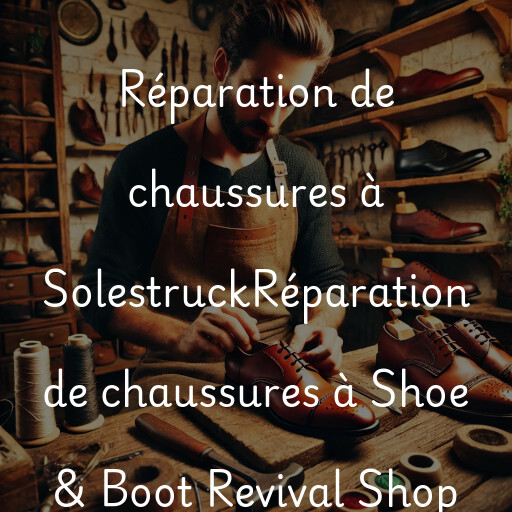 Réparation de chaussures à