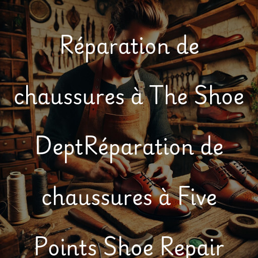 Réparation de chaussures à