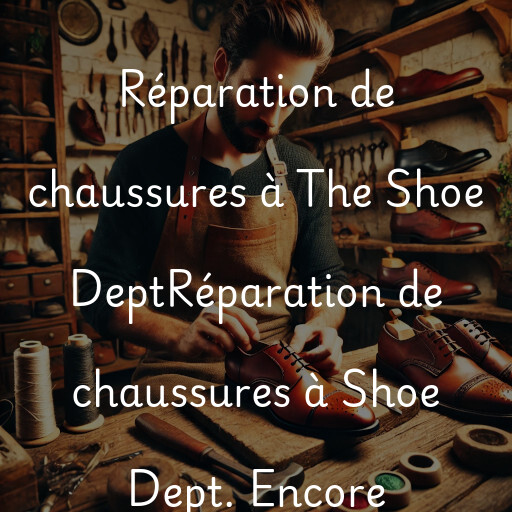 Réparation de chaussures à